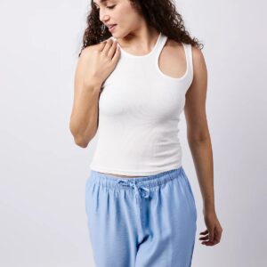 Summer Cutout Top white - Topella